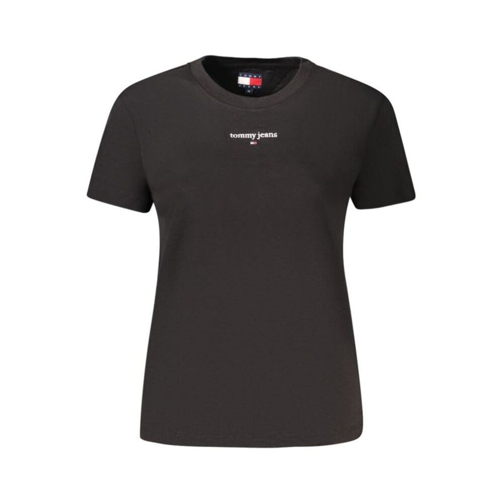 Tommy Hilfiger Black Cotton Women's Women's T-Shirt